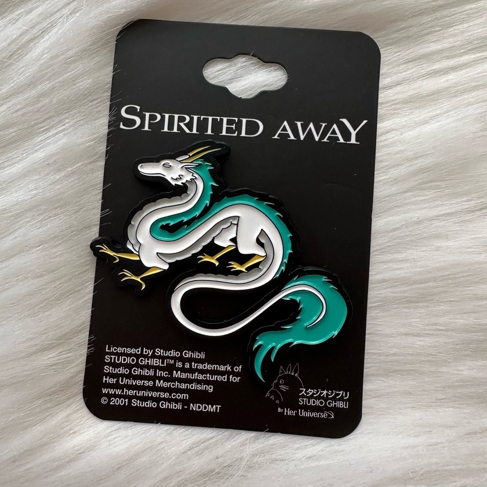 Spirited Away Haku Enamel Pin